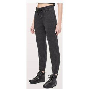 lululemon Plush Times Jogger- Heathered Core Black